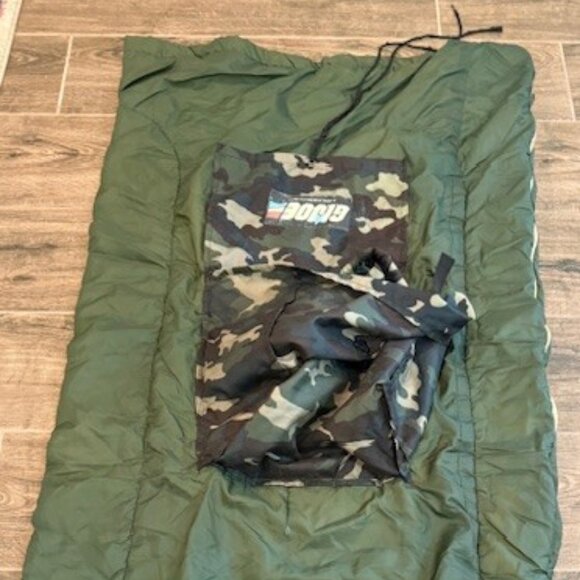 Vintage 1980s G.I. Joe Sleeping Bag with Camo Backpack Sack – by Hasbro - Picture 6 of 9